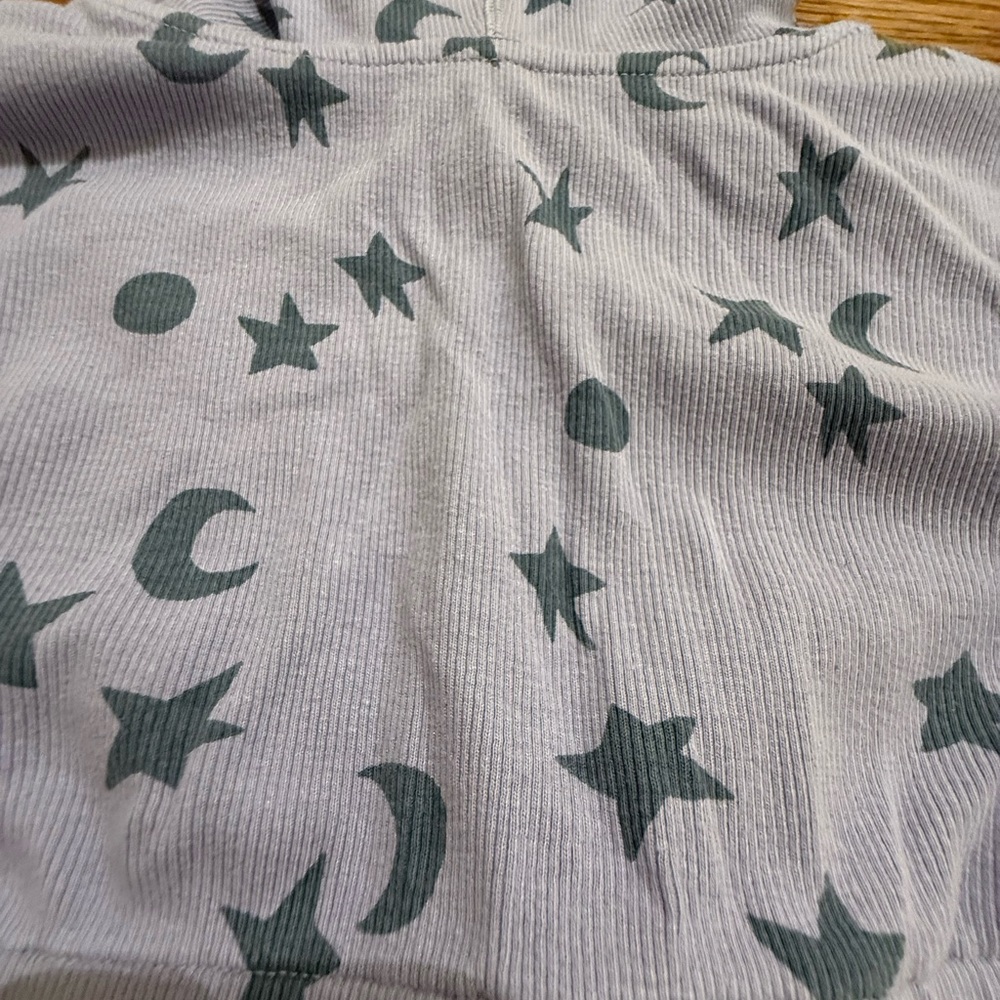 Hanna Andersson Stars and Moon Hooded Dress Sz 4 - Picture 3 of 8